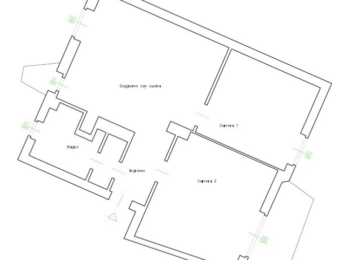 Trilocale in Vendita a Busto Arsizio, 138'000&euro;, 93 m²