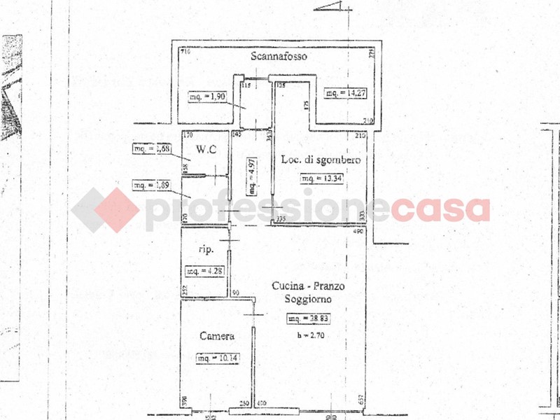 Trilocale in Vendita a Casale Marittimo, 188'000&euro;, 70 m²