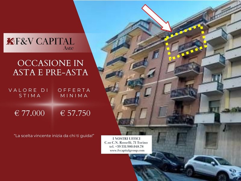 Trilocale in Vendita a Torino, 57'750&euro;, 78 m²