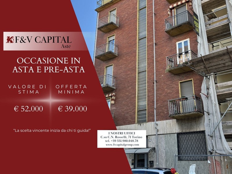 Bilocale in Vendita a Torino, 39'000&euro;, 64 m²