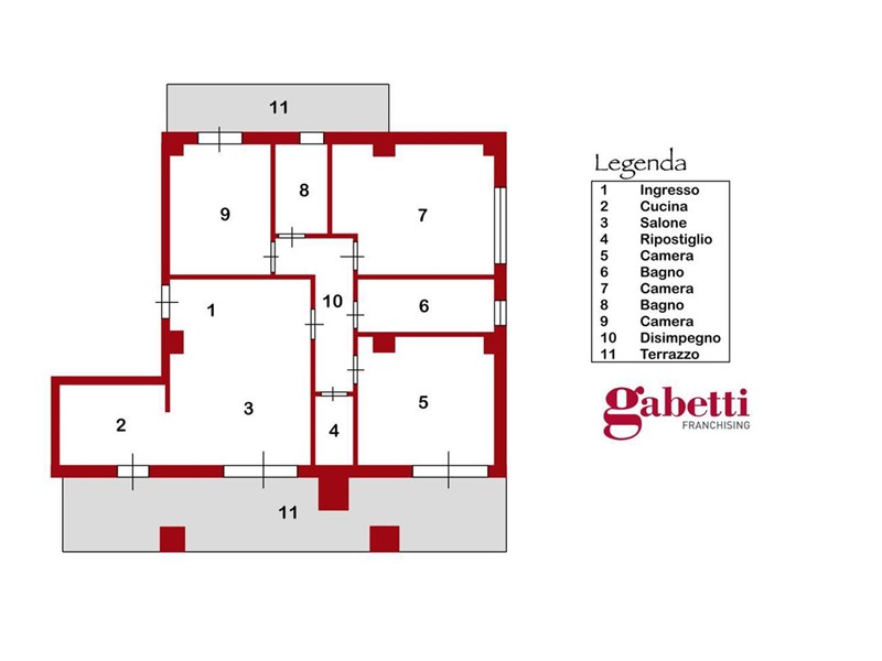 Trilocale in Vendita a Salerno, 389'000&euro;, 100 m², con Box