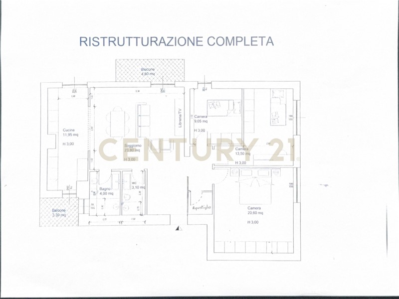 Appartamento in Vendita a Grosseto, 280'000&euro;, 117 m²