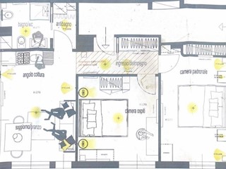 Appartamento in Affitto a Massa, 1'100&euro;, 90 m², arredato