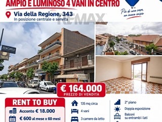 Quadrilocale in Vendita a San Giovanni la Punta, 164'000&euro;, 135 m²