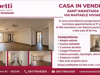 Appartamento in Vendita a Sant'Anastasia, 350'000&euro;, 203 m²