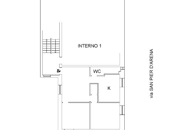 Appartamento in Vendita a Genova, zona Sampierdarena, 22'124&euro;, 77 m²