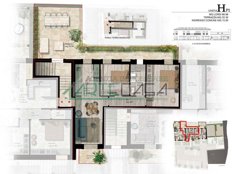 Trilocale in Vendita a Cascina, 265'000&euro;, 67 m²