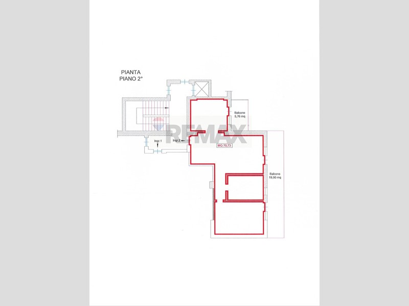 Trilocale in Vendita a Napoli, 210'000&euro;, 70 m²