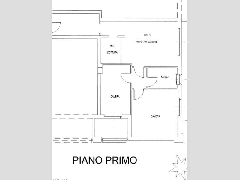 Trilocale in Vendita a Corciano, 133'000&euro;, 80 m², arredato, con Box