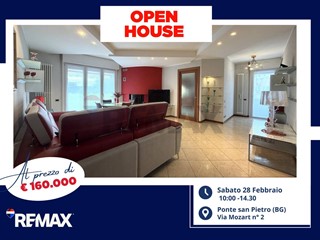 Trilocale in Vendita a Ponte San Pietro, 160'000&euro;, 104 m²