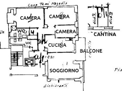 Quadrilocale in Vendita a Milano, 490'000&euro;, 130 m²