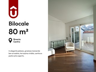Bilocale in Affitto a Brescia, 1'200&euro;, 80 m², arredato, con Box