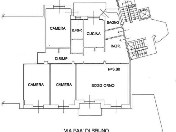 Appartamento in Vendita a Alessandria, 169'095&euro;, 190 m²