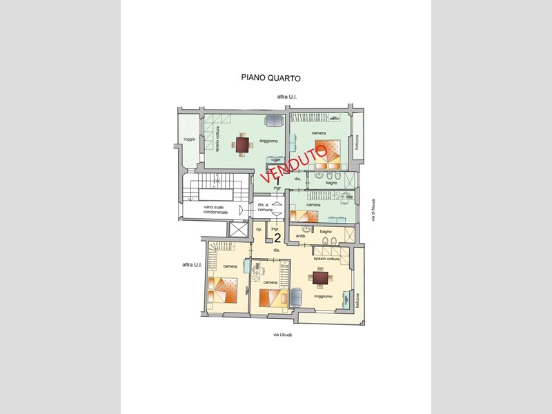 Trilocale in Vendita a Firenze, 278'000&euro;, 63 m²