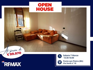 Trilocale in Vendita a Ponte San Pietro, 99'970&euro;, 75 m²