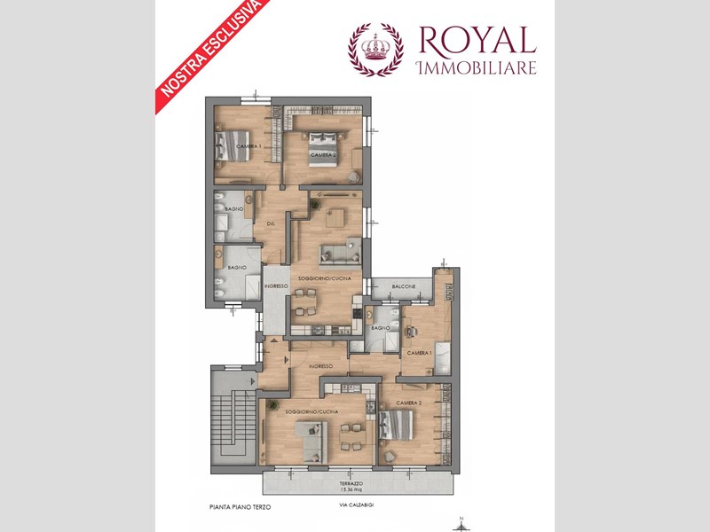 Appartamento in Vendita a Livorno, 255'000&euro;, 215 m²