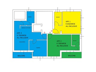 Bilocale in Affitto a Almenno San Salvatore, 580&euro;, 60 m²