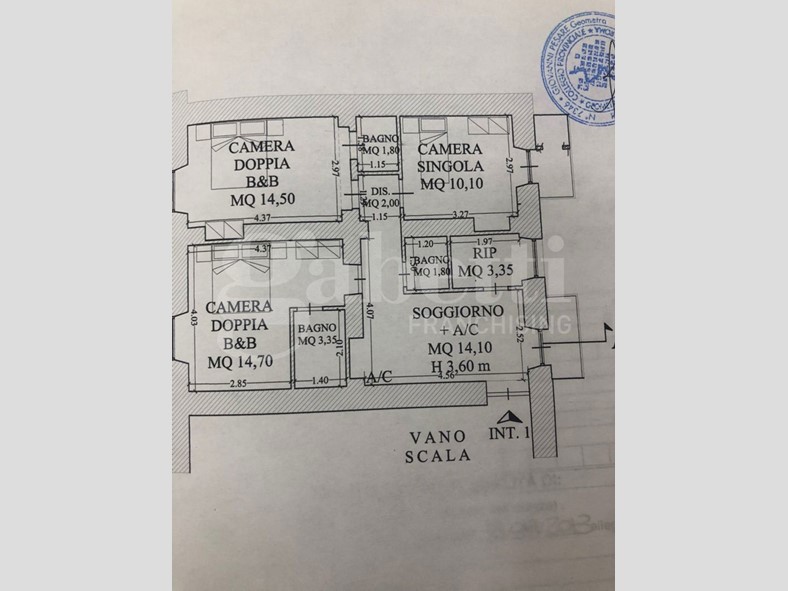 Trilocale in Vendita a Roma, 390'000&euro;, 87 m²