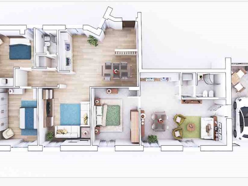 Trilocale in Vendita a Genova, 165'000&euro;, 65 m²