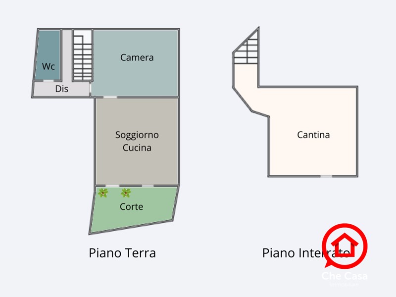 Bilocale in Vendita a Cesena, zona Borello, 92'000&euro;, 56 m², arredato