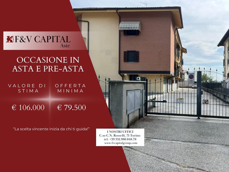 Trilocale in Vendita a Airasca, 79'500&euro;, 90 m²