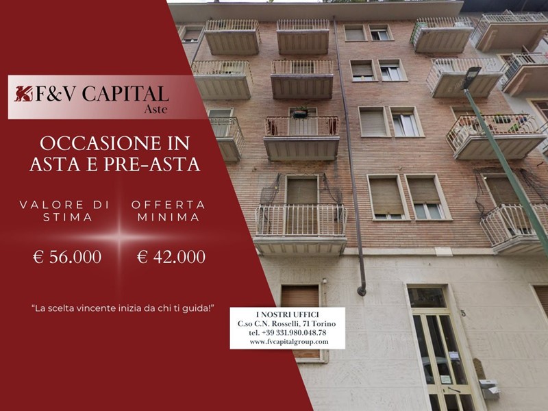 Bilocale in Vendita a Torino, 42'000&euro;, 54 m²