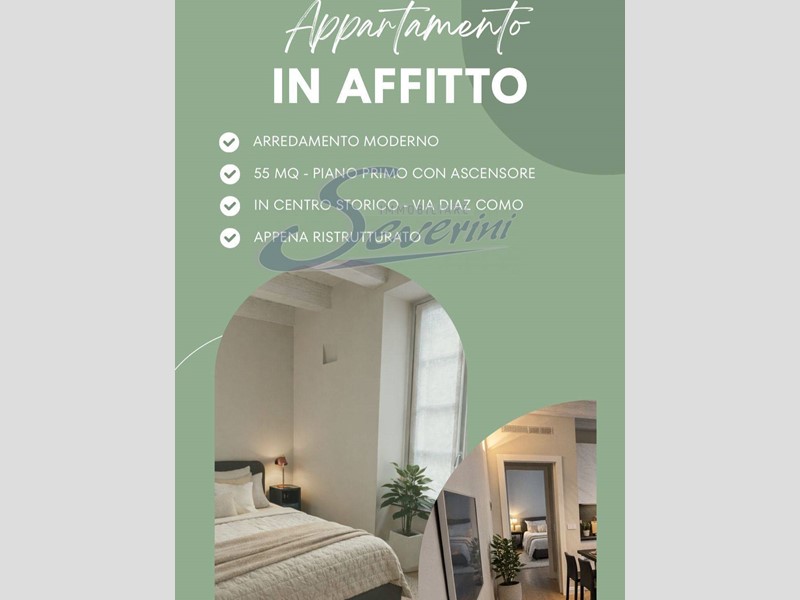 Bilocale in Affitto a Como, 1'950&euro;, 55 m²