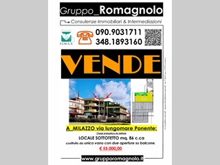 Mansarda in Vendita a Milazzo, zona Lungomare Ponente, 55'000&euro;, 86 m²