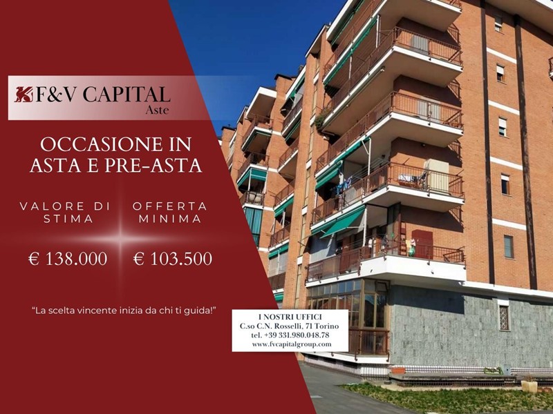 Trilocale in Vendita a Rivoli, 103'500&euro;, 69 m²