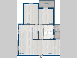 Trilocale in Vendita a Quarto, 249'000&euro;, 124 m²