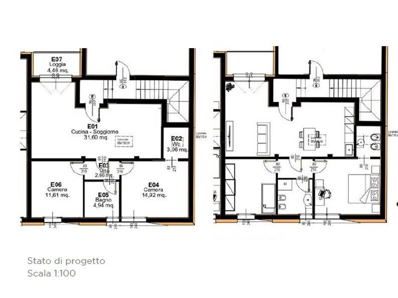 Quadrilocale in Vendita a Rovigo, 210'000&euro;, 97 m²