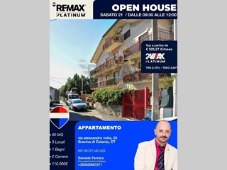 Trilocale in Vendita a Gravina di Catania, 110'000&euro;, 80 m²