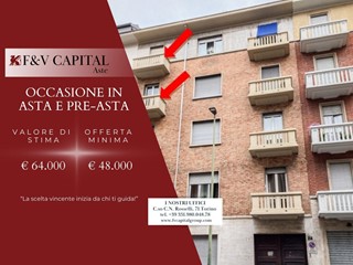 Bilocale in Vendita a Torino, 48'000&euro;, 50 m²