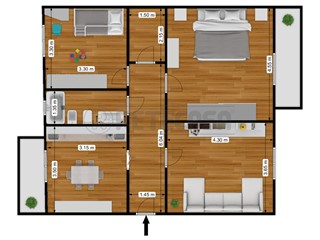 Trilocale in Vendita a Bisceglie, zona S. Lorenzo, 115'000&euro;, 80 m²