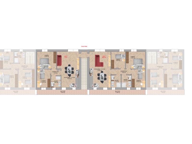 Appartamento in Vendita a Monteprandone, zona San Donato, 165'000&euro;, 125 m²