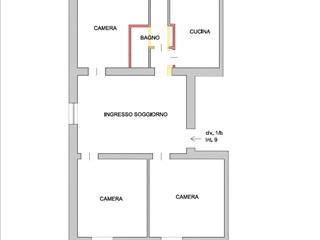 Appartamento in Vendita a Genova, zona Sestri Ponente, 50'667&euro;, 109 m²