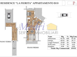 Trilocale in Vendita a Cesena, zona Fiorita, 400'000&euro;, 139 m², con Box