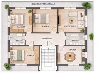 Appartamento in Vendita a Fonte Nuova, 225'000&euro;, 156 m², con Box