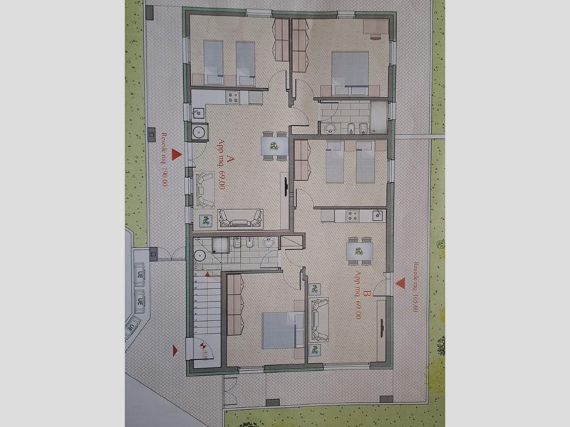 Trilocale in Vendita a Montelupo Fiorentino, zona Fibbiana, 275'000&euro;, 69 m²