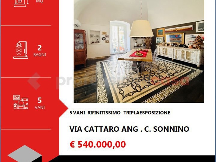 Appartamento in Vendita a Bari, 540'000&euro;, 170 m², arredato
