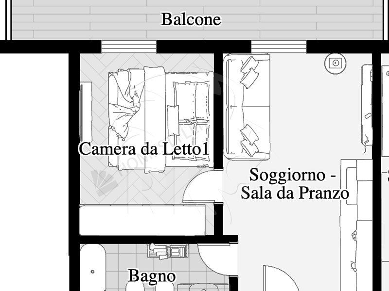 Bilocale in Vendita a Bologna, zona Irnerio, 250'000&euro;, 37 m²