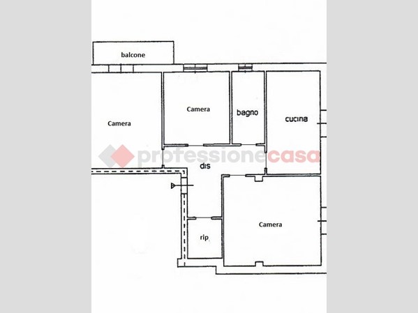Trilocale in Vendita a Capua, 115'000&euro;, 94 m², con Box