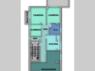 Appartamento in Vendita a Porto San Giorgio, 170'000&euro;, 168 m²