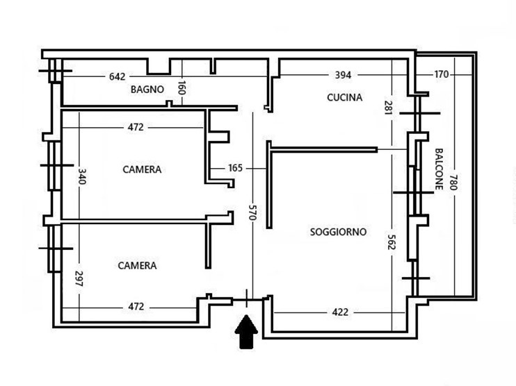 Appartamento in Vendita a Torino, 188'000&euro;, 110 m², con Box