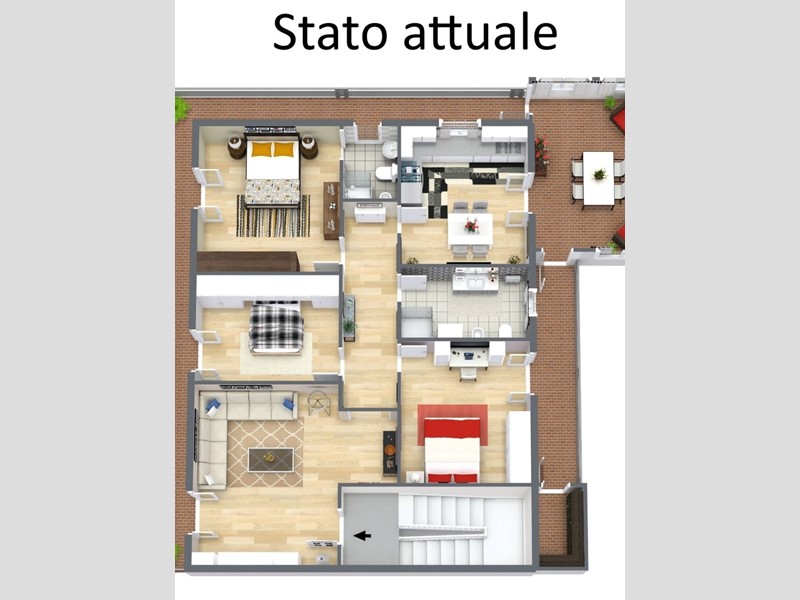 Quadrilocale in Vendita a Misterbianco, zona POGGIO DEL LUPO, 123'000&euro;, 135 m²