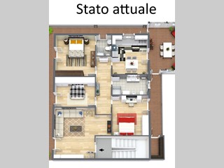 Quadrilocale in Vendita a Misterbianco, zona POGGIO DEL LUPO, 123'000&euro;, 135 m²