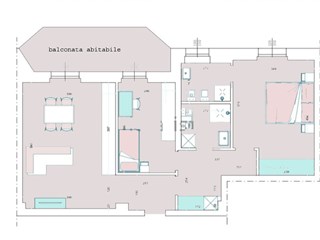 Trilocale in Vendita a Brescia, zona centro, 320'000&euro;, 90 m², arredato