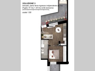 Monolocale in Vendita a San Benedetto del Tronto, 168'300&euro;, 41 m²