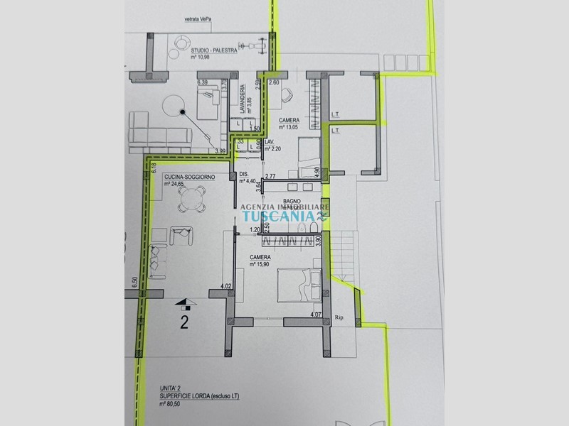 Trilocale in Vendita a Cecina, zona Cecina Marina, 320'000&euro;, 80 m²