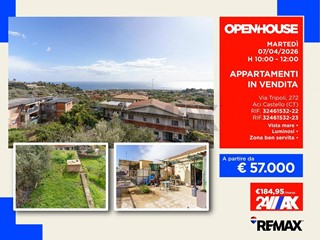 Quadrilocale in Vendita a Aci Castello, 72'000&euro;, 93 m²